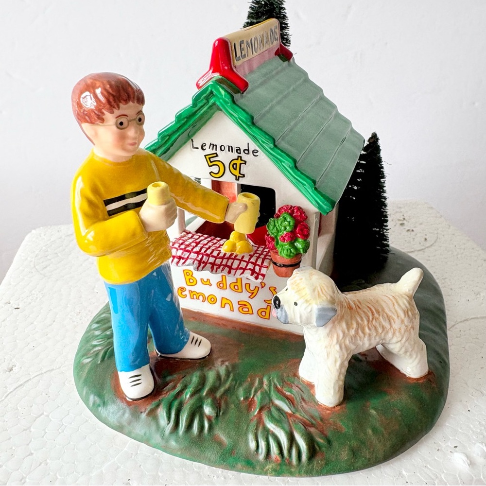Dept 56 Snow Village Ben &‎ Buddy’s Lemonade Stand